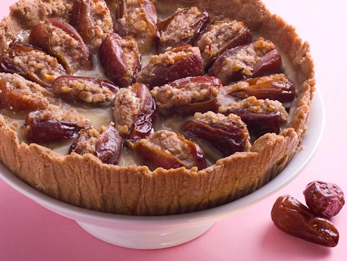 טארט תפוחים ותמרים