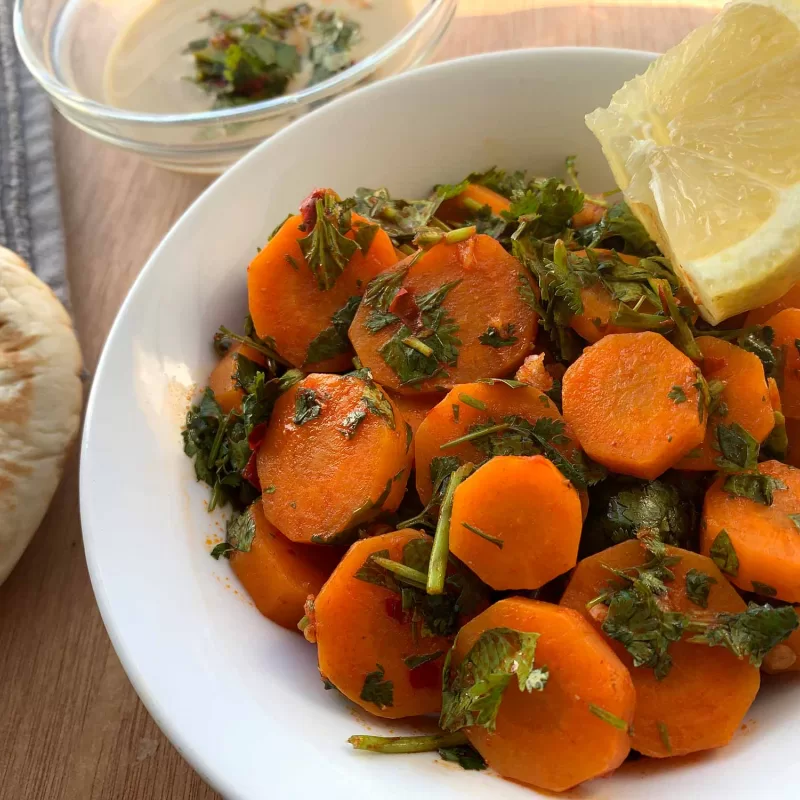 סלט גזר מרוקאי